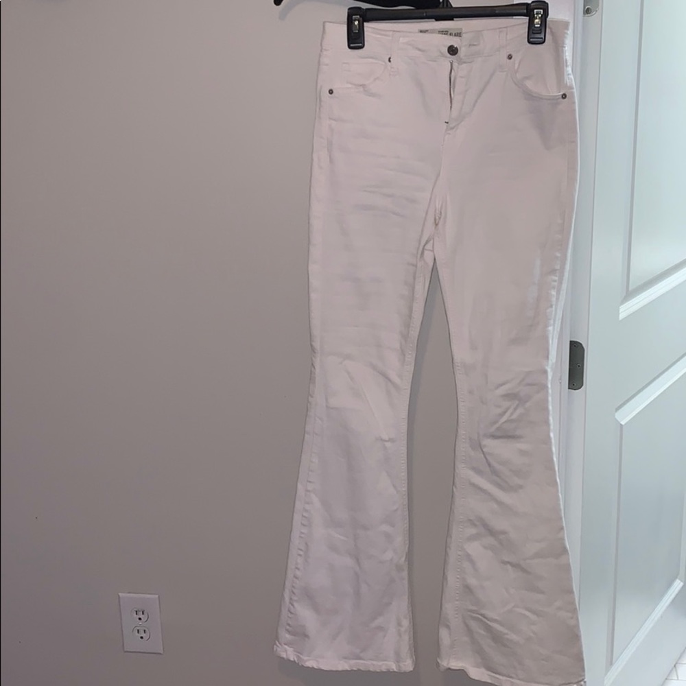 White Flared Jeans